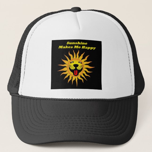 Boné Que Sunshine Me Faz Feliz09 (Frente)