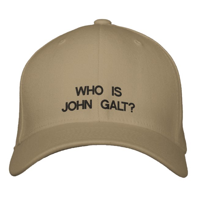 Boné Quem é John Galt? (Frente)