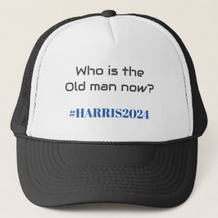 Boné Quem é o Velho agora? Kamala Harris 2024 Engraçado