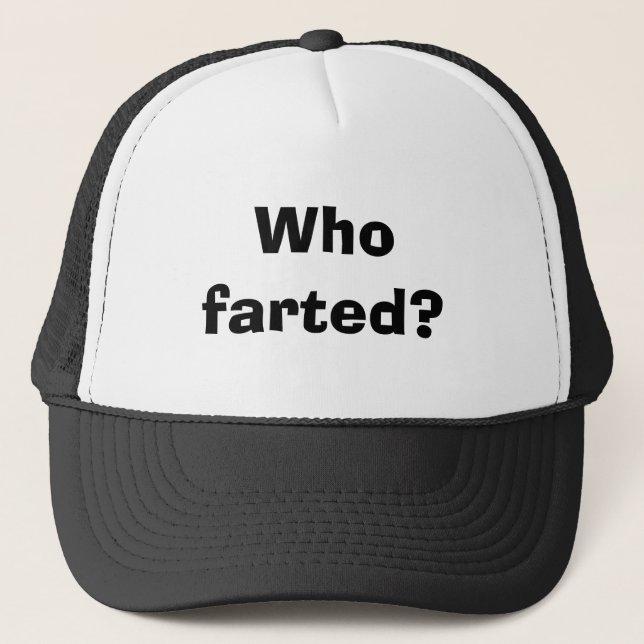 Boné Quem farted? (Frente)