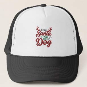 Boné Querido Papai Noel Foi O Cachorro Camiseta De Nata