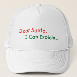 Boné Querido Papai Noel, Posso Explicar - Carta Diverti