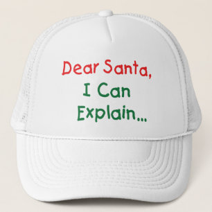 Boné Querido Papai Noel, Posso Explicar - Carta Diverti