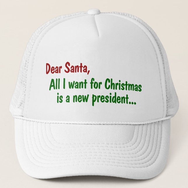 Boné Querido Papai Noel Tudo o que Quero no Natal é um  (Frente)