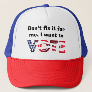 Boné Quero Votar
