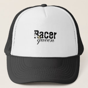 Boné Racer Queen Crown Race Car Driver Trucker Hat