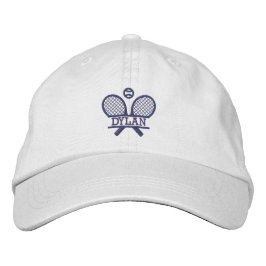 Boné Rackets de Ténis com Nome Personalizado