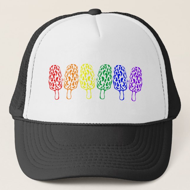 Boné Rainbow Pride Morel Mushroom (Frente)