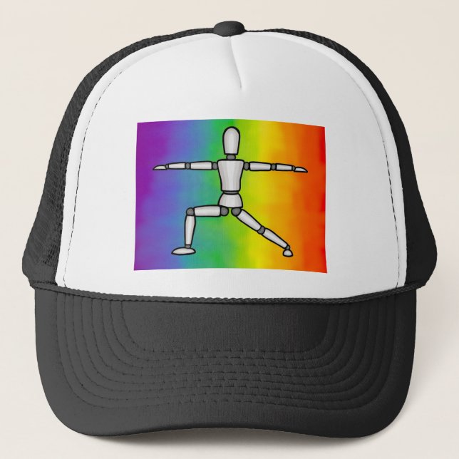 Boné Rainbow Warrior 2 yoga pose (Frente)