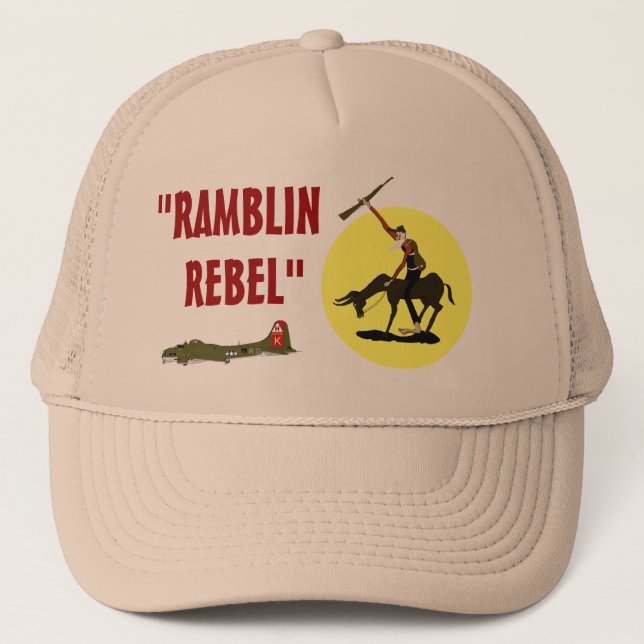 BONÉ "RAMBLIN, REBEL" (Frente)