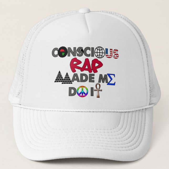 BONÉ RAP CONSCIENTE ME FEZ FAZÊ-LO (Frente)