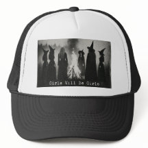 "Raparigas Serão Raparigas" Vintage Witcker Hat -