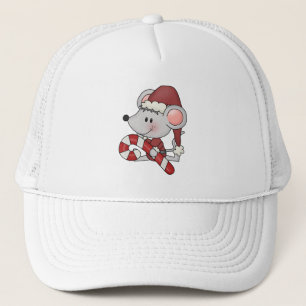 Boné Rato do Natal com bastão de doces