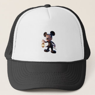 Boné Rato Mickey segura uma lanterna