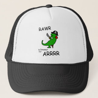 Boné RAWR é dinossauro para ARRR (o dinossauro do