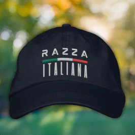Boné Razza Italiana - Chapéu Embroidered Orgulho Italia