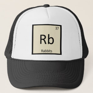 Boné Rb - Coelhos Química Tabela Periódica Elemento