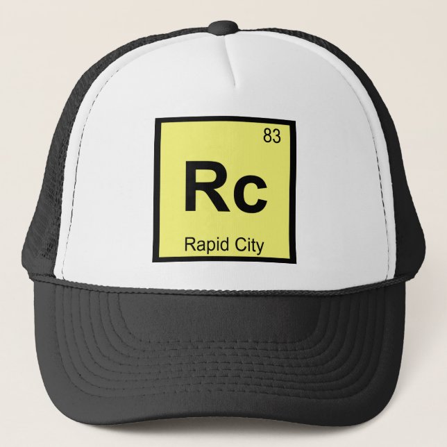 Boné Rc - símbolo rápido da química de South Dakota da (Frente)