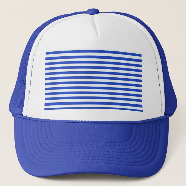 Boné Real Blue Combination Stripes por Shirley Taylor (Frente)