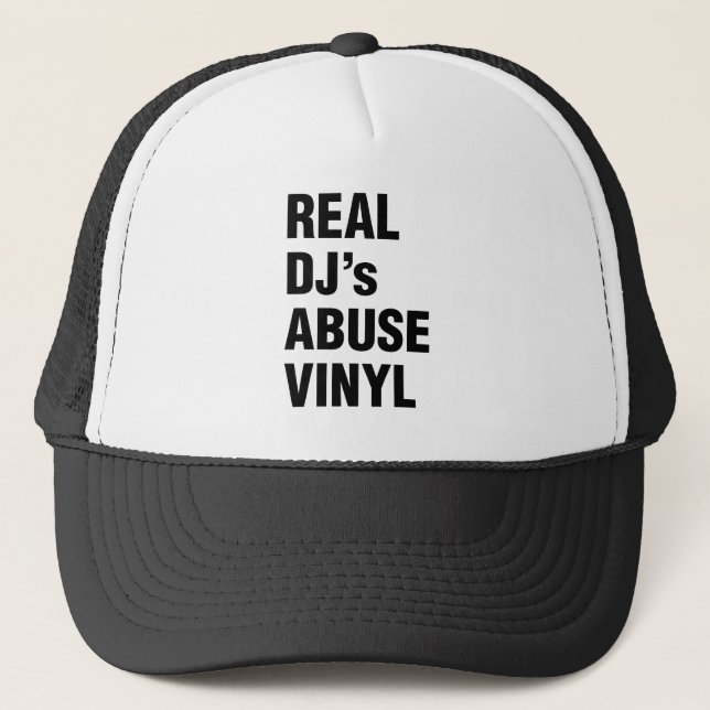 Boné REAL DJ's ABUSE VINYL (Frente)
