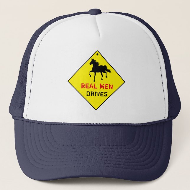 Boné Real Men DRIVES - Trucker Hat (Frente)
