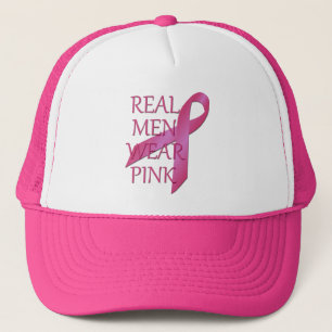 Boné Real Men Wear Pink Mesh Hat