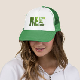 Boné Reciclar reduzir reutilização repensar