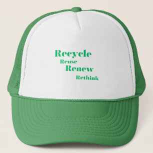 Boné Recicle Reutilize Renove Repense
