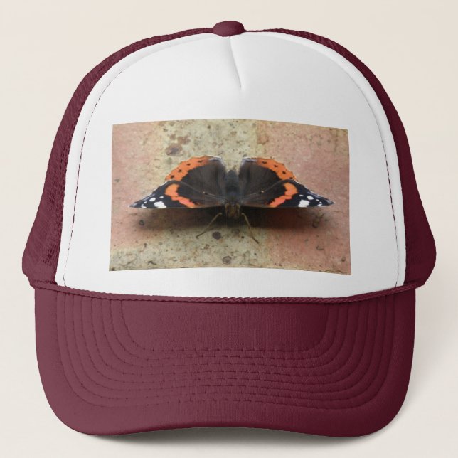 Boné Red Almirante Butterfly Hat (Frente)