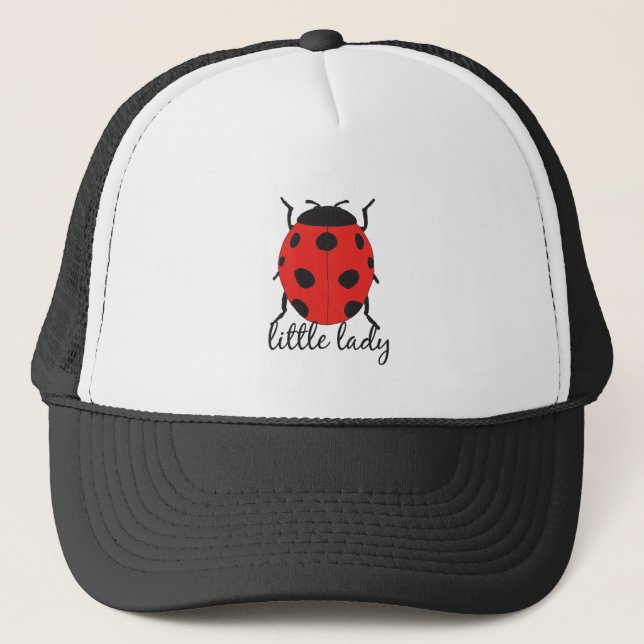 Boné Red & Black Baby Ladybug Ensino Vermelho Escorrega (Frente)