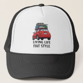 Boné Red Fiat Car Hat
