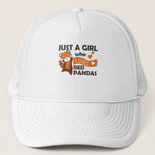 Boné Red Pandas Girl ama Red Panda Kawaii Cuecas