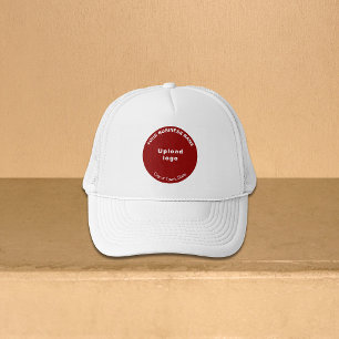 Boné Red Round Business Marca no Trucker Hat