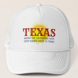 Boné Red State Texas Go Back 50 Years Trucker Hat