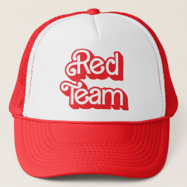 Boné Red Team Hat da Guerra de Cores