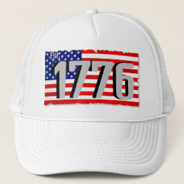 Boné Red White E Blue Flag Hat