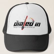 Redline Discado No Logotipo Da Motoworks Hat