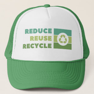 Boné Reduzir, Reutilizar, Ambiente de Reciclar Terra