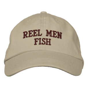 Boné Reel Men Fish Embroiderado Hat