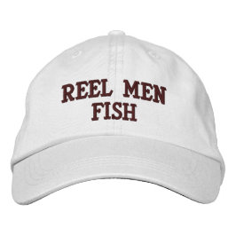 Boné Reel Men Fish Embroiderado Hat