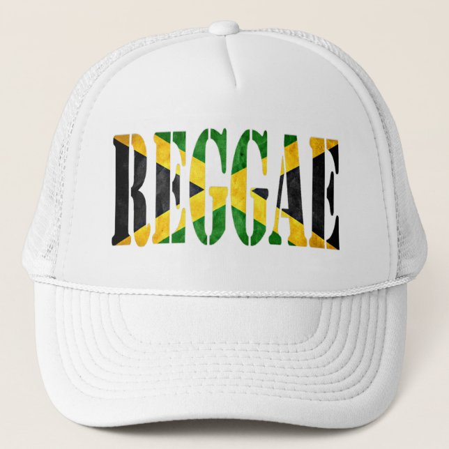 Boné reggae com bandeira de jamaica (Frente)