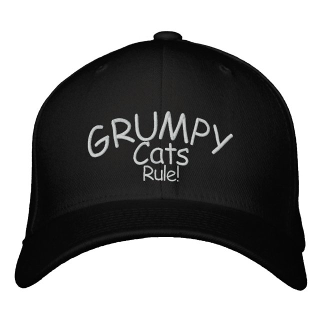 Boné Regra dos Gatos Grumpy! (Frente)