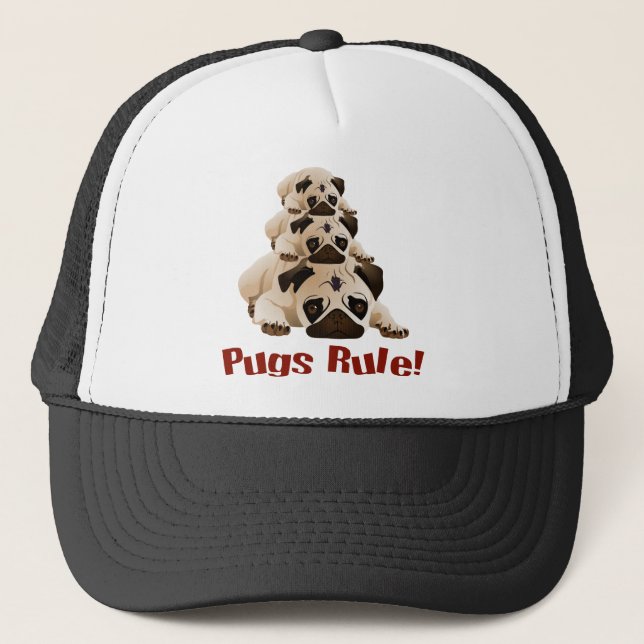 Boné Regra dos Pugs! 1 (Frente)