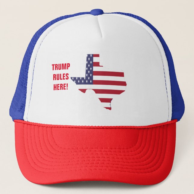BONÉ REGRAS DE TRUMP AQUI! (Frente)