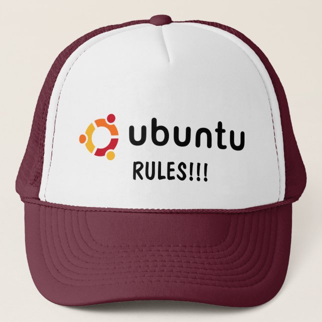 Boné REGRAS de Ubuntu!!! (Frente)