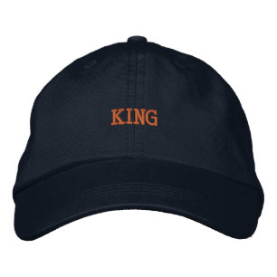 Boné Rei bonito básico ajustável visual elegante azul-m