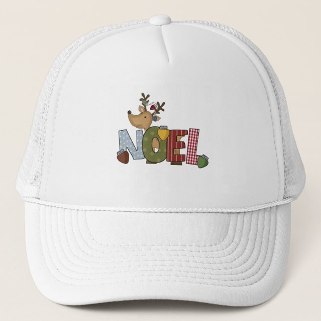 Boné Reindeer Noel Holiday Camisetas e presentes (Frente)