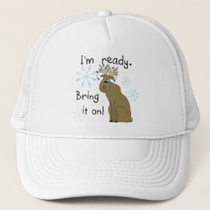 Boné Reindeer pronto para Camisetas de Natal e presente