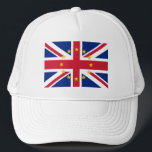 Boné Reino Unido Excelente Reino Unido União Jack União<br><div class="desc">Reino Unido,  Grã-Bretanha Excelente,  União Jack,  Europa,  bandeira da União,  ue,  europa,  europa,  inglaterra,  britânico,  nacionalista,  nacionalista,  patriota,  britânica,  patriotismo,  patriotismo,  patriótico,  excelente novamente,  excelente,  britânica,  união,  jack,  bandeira,  estrelas,  sim,  continua</div>
