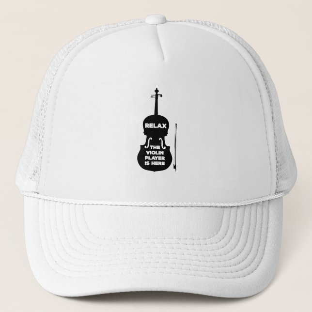 Boné Relaxe, o Jogador de Violino está aqui (Frente)